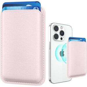 MagSafe wallet phone card holder RFID blocking leather magnetic case iPhone 15 1